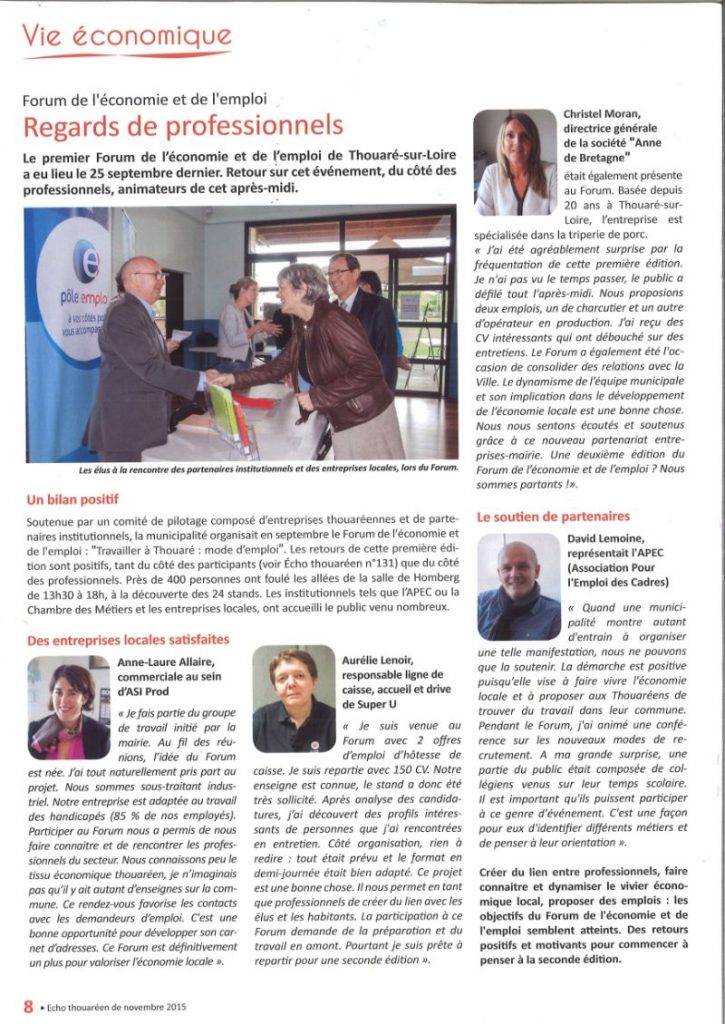 Article Vie Economique 2015