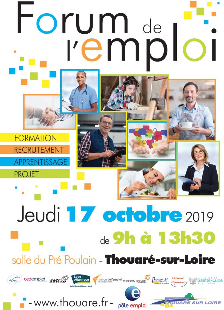 Affiche du Forum de l'emploi 2019