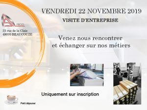 Visite d'entreprise 22 novembre 2019