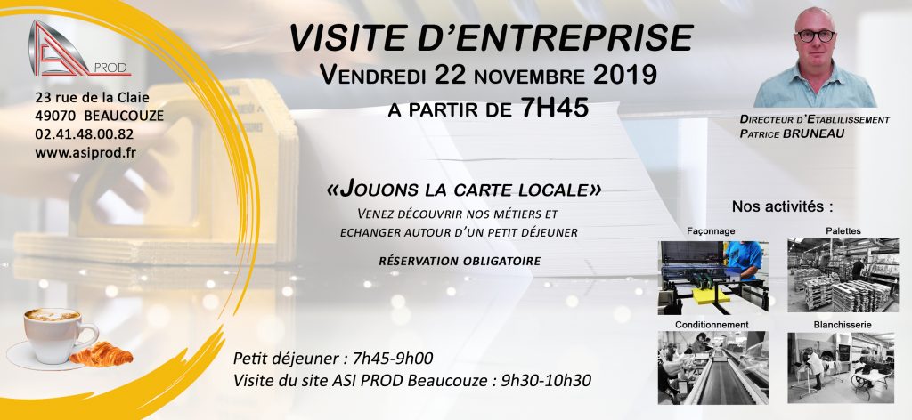 Invitation visite d'entreprise